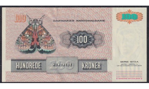 Дания 100 крон 1998 года, 640205c G0981C, Последний выпуск в серии (DENMARK 100 Kroner 1998) P 54i(3): UNC
