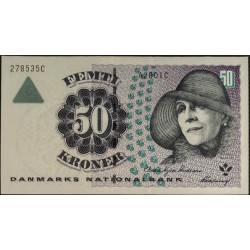 Дания 50 крон 1999 (DENMARK 50 Kroner 1999) P 55b : AUNC
