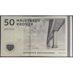 Дания 50 крон 2012 (DENMARK 50 Kroner 2012) P 65e : UNC