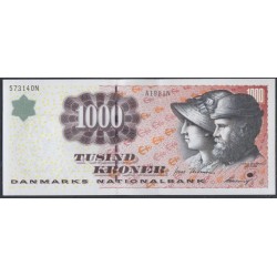 Дания 1000 крон 1998 год (DENMARK 1000 Kroner 1998) P 59b: UNC