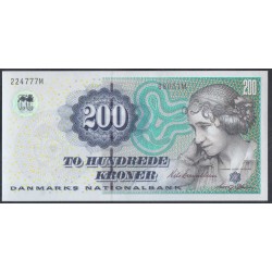 Дания 200 крон 2007 (DENMARK 200 Kroner 2007) P 62e(2) UNC