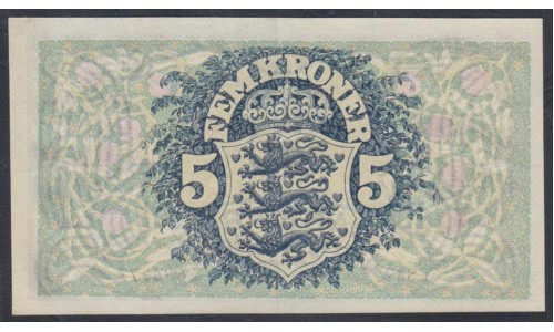 Дания 5 крон 1942 (DENMARK 5 Kroner 1942) P 30h : UNC