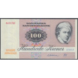 Дания 100 крон 1989,  6401705  (DENMARK 100 Kroner 1989) P 51s : UNC