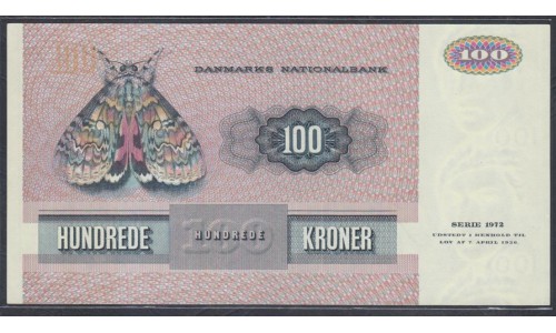 Дания 100 крон 1989, 6401708 (DENMARK 100 Kroner 1989) P 51s : UNC