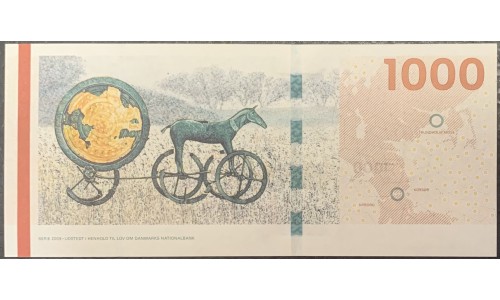 Дания 1000 крон 2012 (DENMARK 1000 Kroner 2012) P 69b(3) : UNC