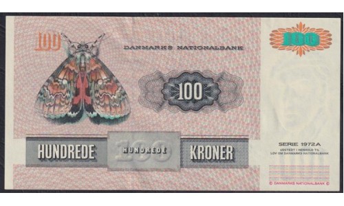 Дания 100 крон 1998 года, 640205c G0981C, Последний выпуск в серии (DENMARK 100 Kroner 1998) P 54i(3): UNC