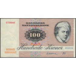 Дания 100 крон 1990 (DENMARK 100 Kroner 1990) P 51t : XF