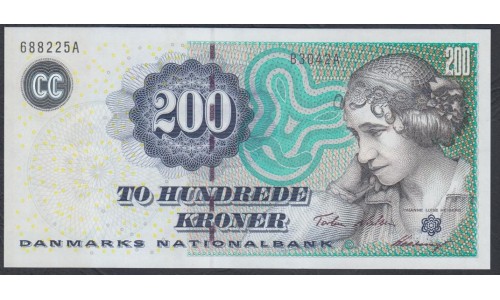 Дания 200 крон 2003 (DENMARK 200 Kroner 2003) P 62c: UNC