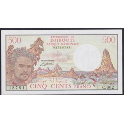 Джибути 500 франков (1979-1988) (Djibouti 500 francs (1979-1988)) P 36b: UNC