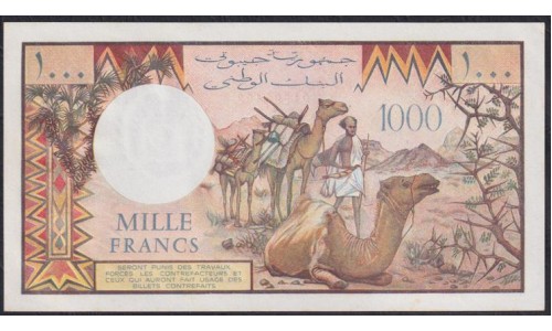 Джибути 1000 франков (1979-2005), L.1 08402 (Djibouti 1000 francs (1979-2005)) P 37a: UNC