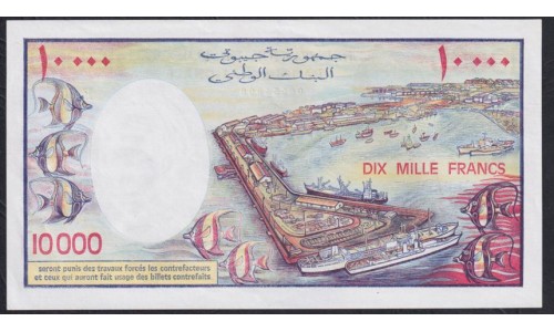 Джибути 10000 франков (1984-1999), РЕДКИЕ (Djibouti 10000 francs (1984-1999)) P 39a: UNC