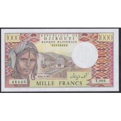 Джибути 1000 франков (1979-2005) (Djibouti 1000 francs (1979-2005)) P 37e: UNC