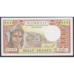 Джибути 1000 франков ND (1988 - 2005 год (Djibouti 1000 francs ND (1988 2005) P 37c: UNC