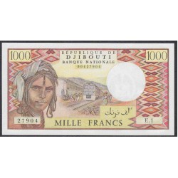 Джибути 1000 франков ND (1988 - 2005 год (Djibouti 1000 francs ND (1988 2005) P 37a: UNC