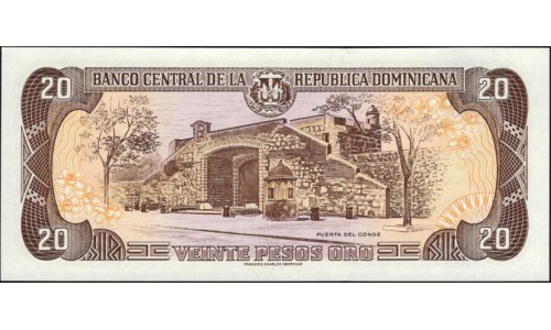 Доминиканская Республика 20 песо 1998 (DOMINICAN REPUBLIC 20 Pesos 1998) P 154b : UNC