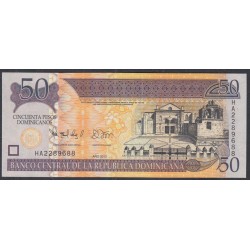 Доминиканская Республика 50 песо 2012 (DOMINICAN REPUBLIC 50 Pesos 2012) P 183b: UNC