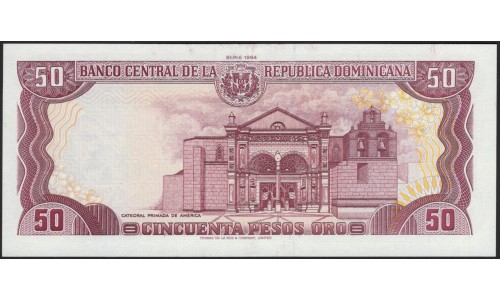 Доминиканская Республика 50 песо 1994 (DOMINICAN REPUBLIC 50 Pesos 1994) P 135b : UNC