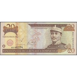 Доминиканская Республика 20 песо 2001 (DOMINICAN REPUBLIC 20 Pesos 2001) P 169a : UNC