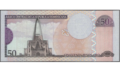 Доминиканская Республика 50 песо 2002 (DOMINICAN REPUBLIC 50 Pesos 2002) P 170a : UNC