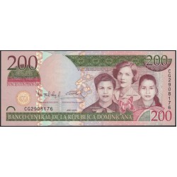 Доминиканская Республика 200 песо 2009 (DOMINICAN REPUBLIC 200 Pesos 2009) P 178A : UNC