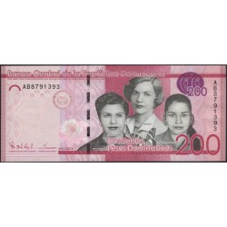 Доминиканская Республика 200 песо 2014 (DOMINICAN REPUBLIC 200 Pesos 2014) P 191a : UNC