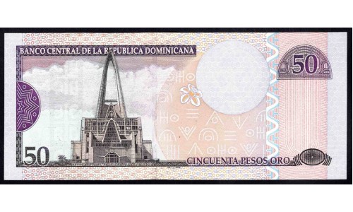Доминиканская Республика 50 песо 2004 (DOMINICAN REPUBLIC 50 Pesos 2004) P 170c : UNC