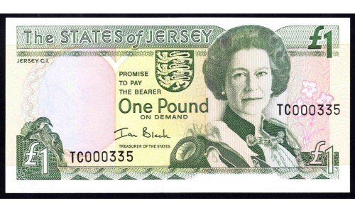 Джерси 1 фунт (2000) (JERSEY 1 Pound (2000)) P 26а : UNC