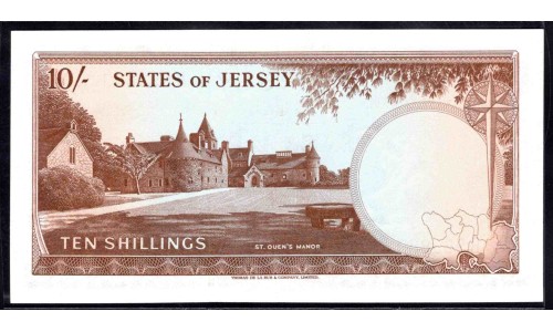 Джерси 10 шиллингов (1963) (JERSEY 10 Shillings (1963)) P 7a : UNC