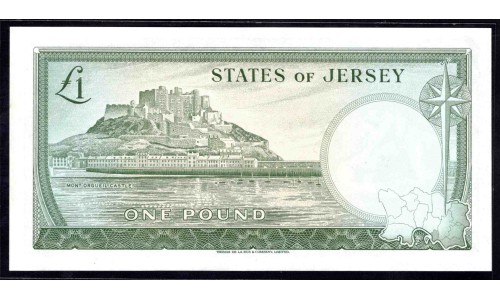 Джерси 1 фунт (1963) (JERSEY 1 Pound (1963)) P 8a : UNC