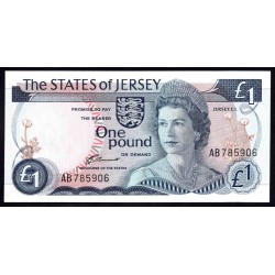 Джерси 1 фунт (1976-1988) (JERSEY 1 Pound (1976-1988)) P 11a : UNC