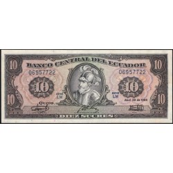 Эквадор 10 сукре 1986 (ECUADOR 10 sucres 1986) P 121 : UNC