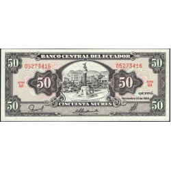 Эквадор 50 сукре 1988 (ECUADOR 50 sucres 1988) P 122(2) : UNC