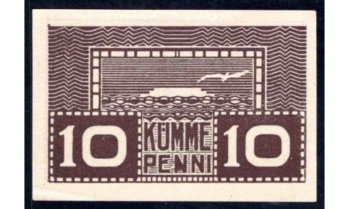 Эстония 10 пенни (1919) (ESTONIA 10 penni (1919)) P 40 : UNC