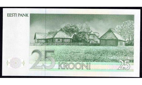 Эстония 25 крон 1992 (ESTONIA 25 krooni 1992) P 73b : UNC