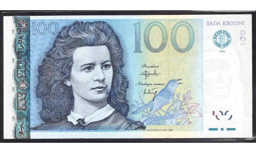 Эстония 100 крон 1999 (ESTONIA 100 krooni 1999) P 82a : UNC