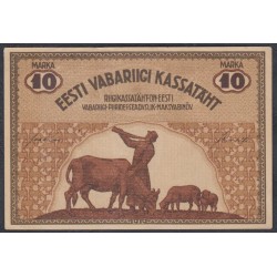 Эстония  10 марок 1919 (ESTONIA 10 marka 1919) P 46c: UNC--