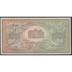 Эстония  100 марок 1923 (ESTONIA 100 marka 1923) P 51a: XF