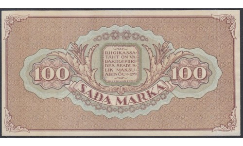 Эстония  100 марок 1923 (ESTONIA 100 marka 1923) P 51a: XF