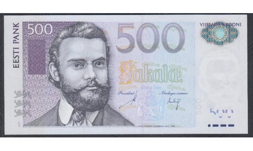 Эстония 500 крон 2007 (ESTONIA 500 krooni 2007) P 89: UNC