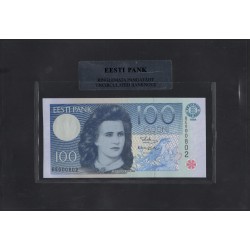 Эстония 100 крон 1994 запайка (ESTONIA 100 krooni 1994 sealed) P 79а : UNC