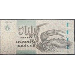 Фарерские Острова 500 крон 2011 (FAEROE ISLANDS 500 Krónur 2011) P 32 : Unc