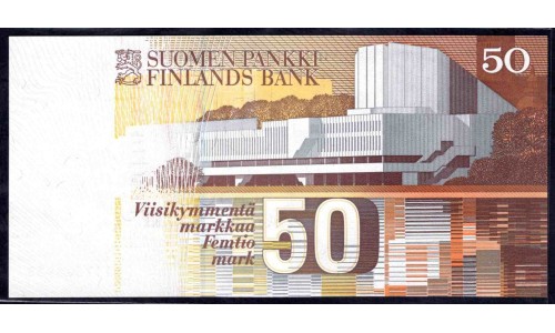 Финляндия 50 марок 1986 (FINLAND 50 Mark 1986) P 118a(36) : UNC