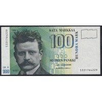 Финляндия 100 марок 1986 (FINLAND 100 Mark 1986) P 119a(30) : UNC