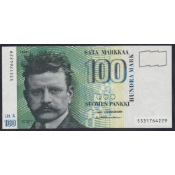 Финляндия 100 марок 1986 (FINLAND 100 Mark 1986) P 119a(30) : UNC