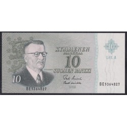 Финляндия 10 марок 1963 (FINLAND 10 Mark 1963) P 104a(89) : UNC