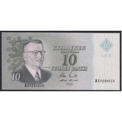 Финляндия 10 марок 1963 (FINLAND 10 Mark 1963) P 104a(48) : UNC