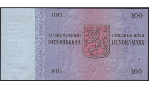 Финляндия 100 марок 1976 (FINLAND 100 Mark 1976) P 109a : aUNC
