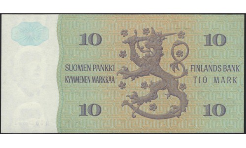Финляндия 10 марок 1980 (FINLAND 10 Mark 1980) P111a(46) : UNC