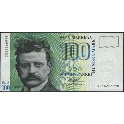 Финляндия 100 марок 1986 (FINLAND 100 Mark 1986) P 119a(14) : aUNC