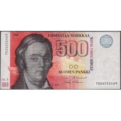 Финляндия 500 марок 1986 (FINLAND 500 Mark 1986) P 120 : XF/aUNC